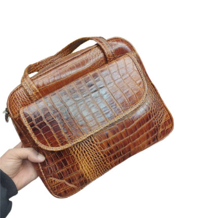 کیف اداری مردانه چرم پاگون مدل مینی کروک کلاسیک